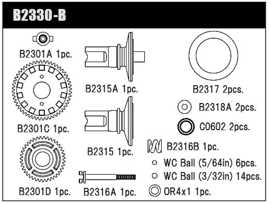 MSB1 Ball Diff Kit V2