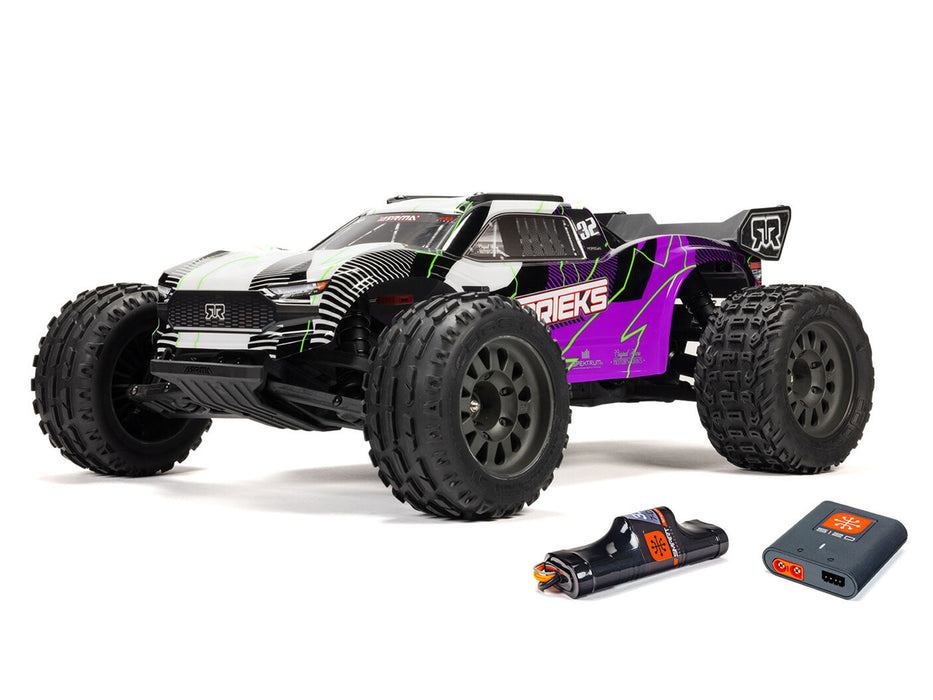 Vorteks Mega 550 4X2 ST 1/10th Electric with Charger & Battery - Purple *