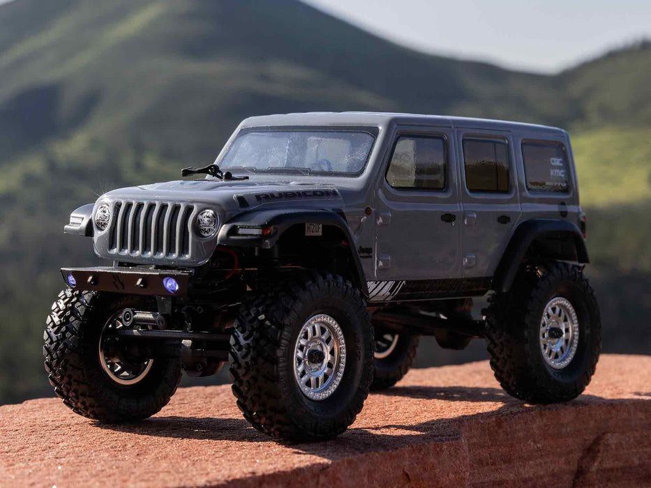 SCX24 Jeep Wrangler JLU 1/24th 4WD Rock Crawler - Silver *