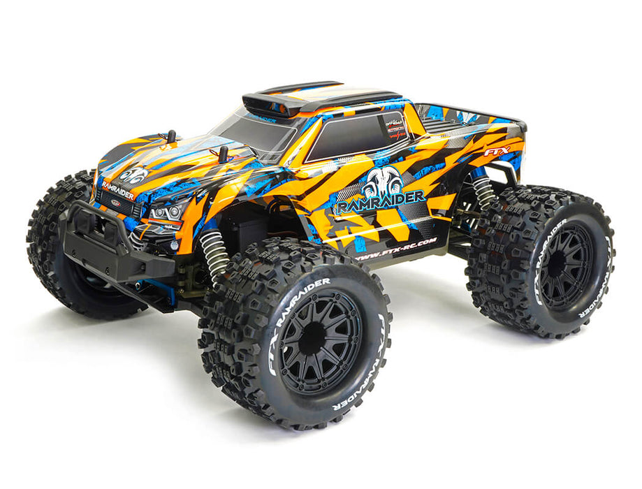 Ramraider 1/10th Brushed Monster Truck RTR - Orange/Blue *