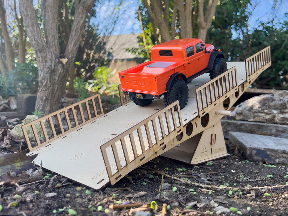 Crawler SeeSaw Obstacle for 1/18 & /124th Rock Crawlers