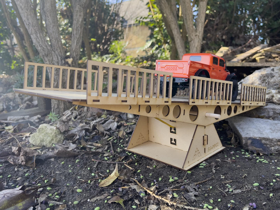 Crawler SeeSaw Obstacle for 1/18 & /124th Rock Crawlers