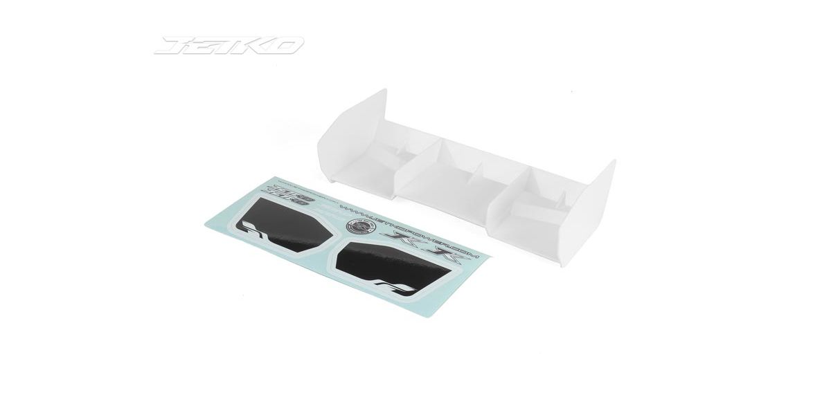 Cross Off Road 1/8th Wing with Stickers - White