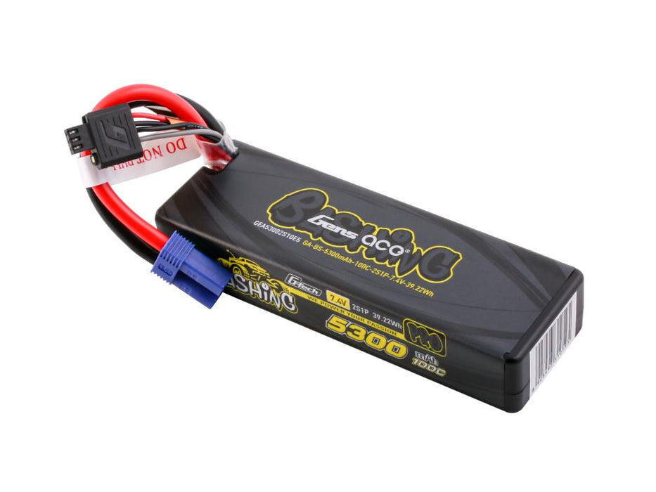 5300mah 2s 7.4v 100C Lipo Battery with EC5