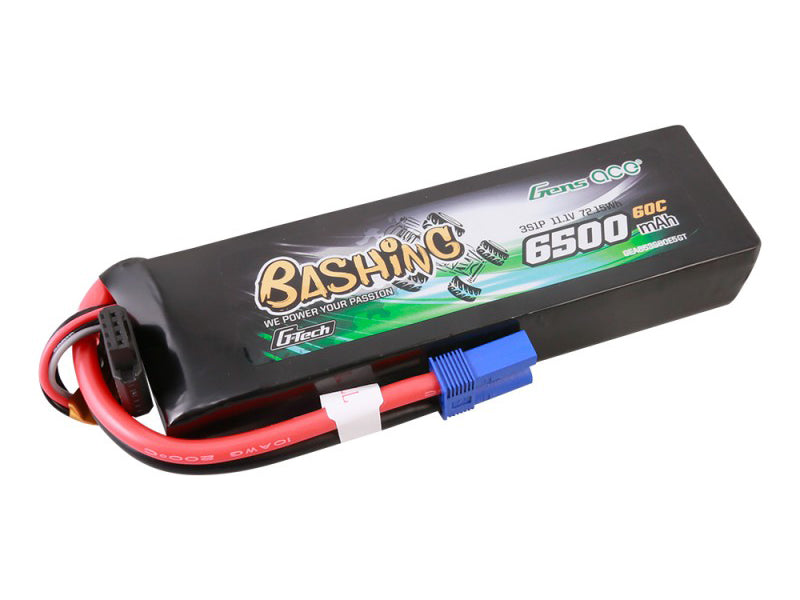 Bashing G-Tech 3S 11.1V 6500mah 60C Lipo Battery with EC5