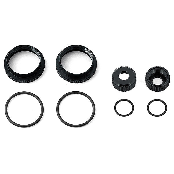 16mm Shock Collar & Seal Retainer Set- Black