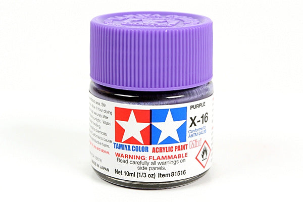 Tamiya - Acrylic Mini X-16 Purple Paint