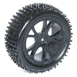 Vantage  Front Buggy Tyres Mounted on Black Wheels  [pair]